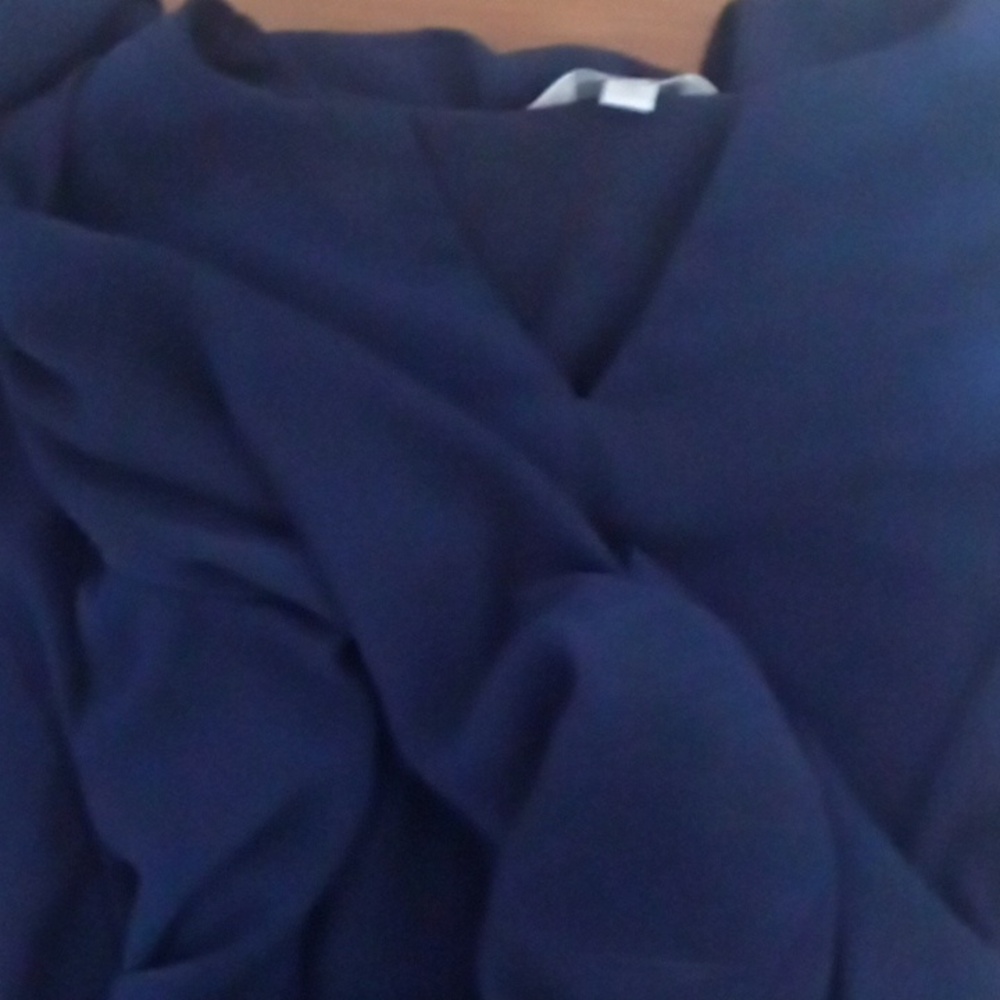Charming Charlie navy blue blouse